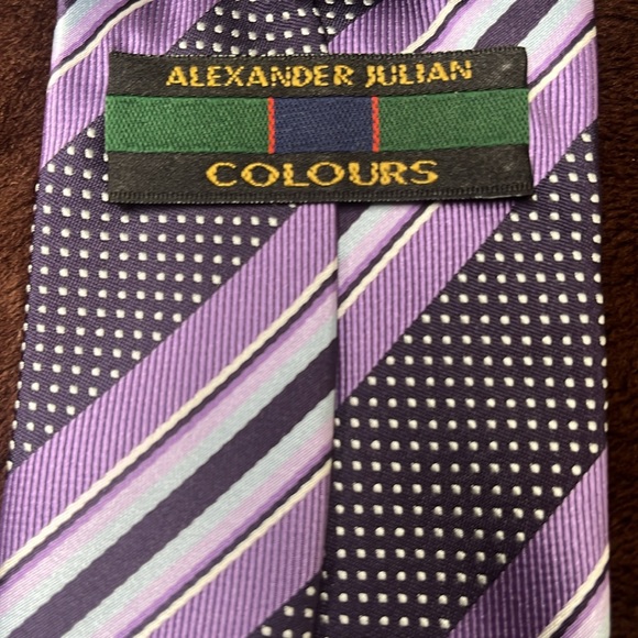 Alexander Julian Tie and pocket Square - Picture 7 of 8